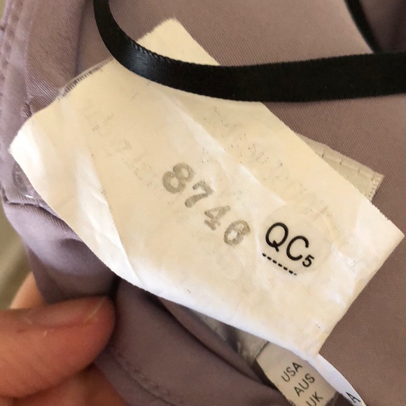 Sorella Vita Dusty Lavender Dress style 8746 - Picture 6 of 7